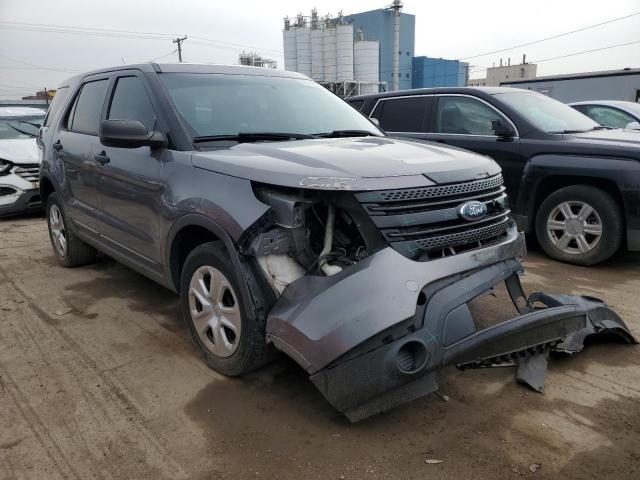 1FM5K8AR1EGA70788 - 2014 FORD EXPLORER POLICE INTERCEPTOR 灰色 照片 4
