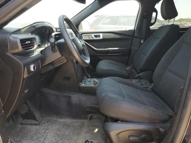 1FM5K8AB6NGA48613 - 2022 FORD EXPLORER POLICE INTERCEPTOR TWO TONE photo 7