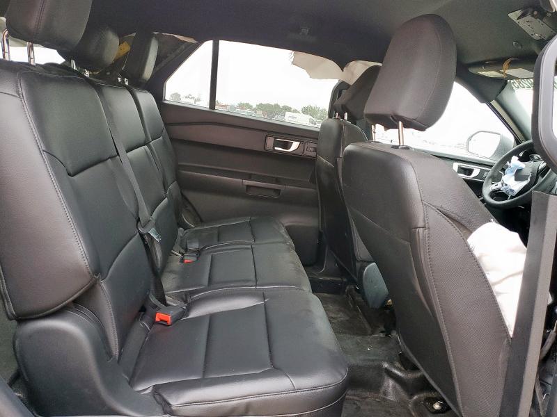1FM5K8AB6MGC33260 - 2021 FORD EXPLORER POLICE INTERCEPTOR TWO TONE photo 10
