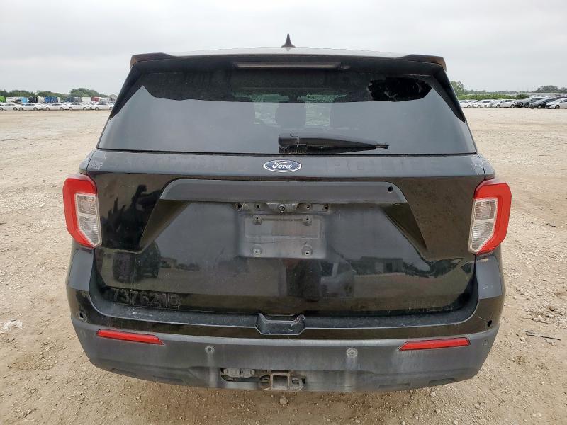 1FM5K8AB6MGC33260 - 2021 FORD EXPLORER POLICE INTERCEPTOR TWO TONE photo 6
