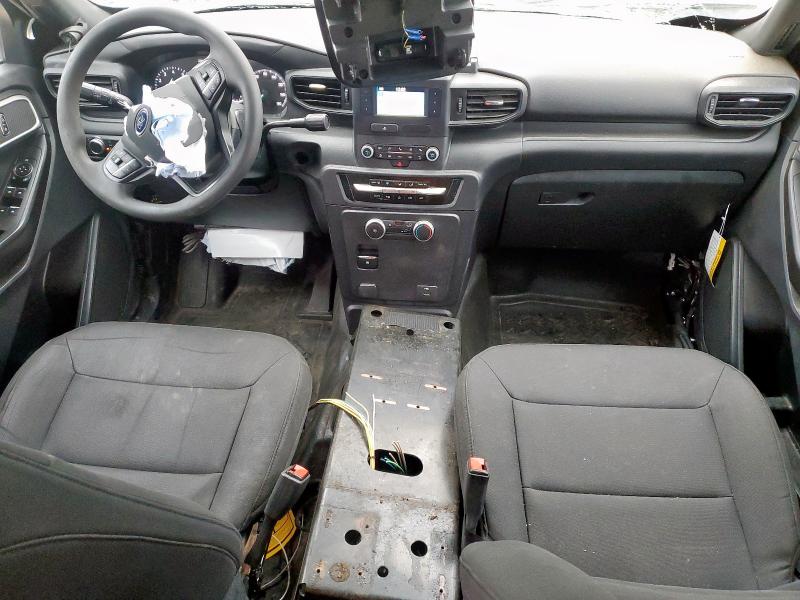 1FM5K8AB6MGC33260 - 2021 FORD EXPLORER POLICE INTERCEPTOR TWO TONE photo 8