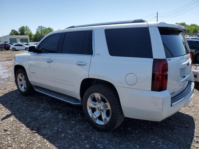 1GNSKCKC9GR274483 - 2016 CHEVROLET TAHOE K1500 LTZ WHITE photo 2