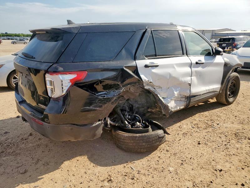 1FM5K8AB3MGB99617 - 2021 FORD EXPLORER POLICE INTERCEPTOR 黑色 照片 3