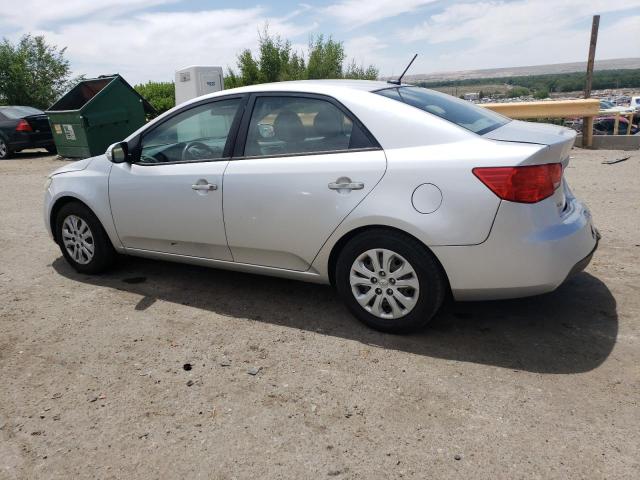 KNAFU4A20A5225574 - 2010 KIA FORTE EX SILVER photo 2