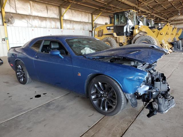 2C3CDZFJ0MH619404 - 2021 DODGE CHALLENGER R/T SCAT PACK BLUE photo 4