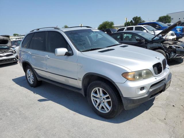 5UXFA13555LY08627 - 2005 BMW X5 3.0I SILVER photo 4