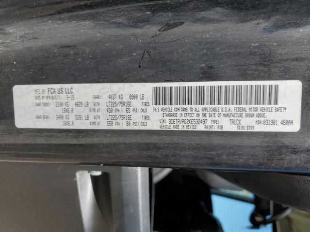 3C6TRVPG2KE532497 - 2019 RAM PROMASTER 2500 HIGH BLACK photo 13