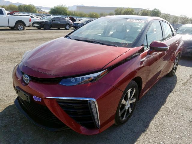 JTDBVRBD1KA005994 - 2019 TOYOTA MIRAI  photo 2