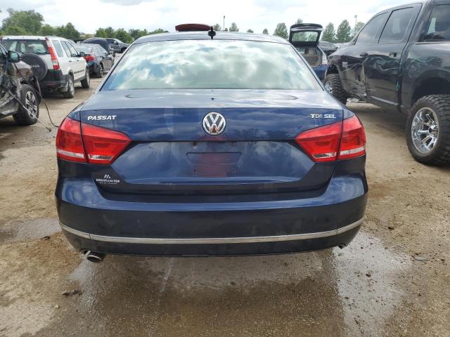 1VWCN7A34DC043516 - 2013 VOLKSWAGEN PASSAT SEL BLUE photo 6