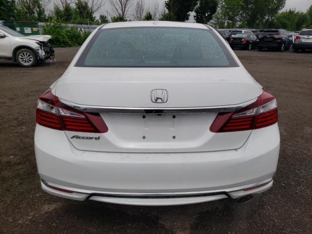 1HGCR2F83GA803600 - 2016 HONDA ACCORD EXL WHITE photo 6