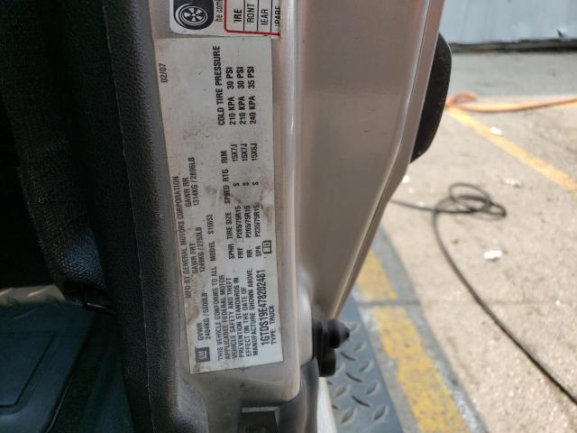 1GTDS19E478202481 - 2007 GMC CANYON SILVER photo 14