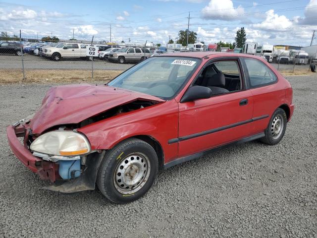 2HGEJ6325WH104296 - 1998 HONDA CIVIC CX RED photo 1