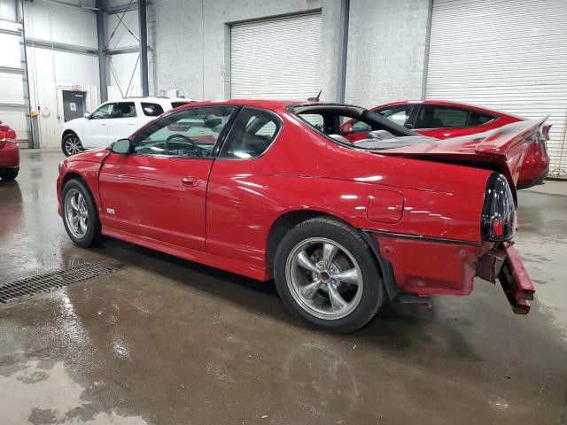 2G1WL15C879356439 - 2007 CHEVROLET MONTE CARL SS RED photo 2