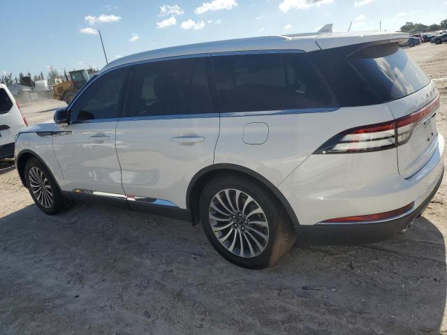 5LM5J7WCXLGL10805 - 2020 LINCOLN AVIATOR RESERVE WHITE photo 2