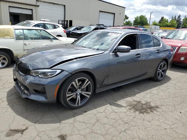 3MW5R7J09M8C01701 - 2021 BMW 330XI GRAY photo 1