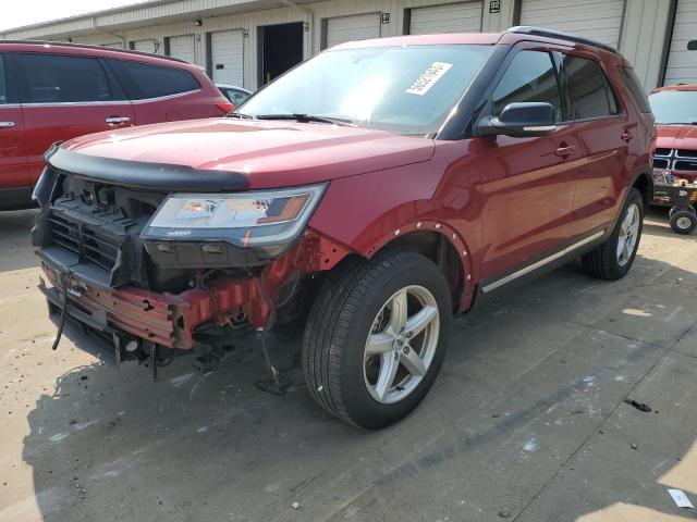 1FM5K8D8XHGD38132 - 2017 FORD EXPLORER XLT BURGUNDY photo 1