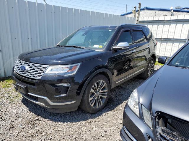 1FM5K8HT7JGA11143 - 2018 FORD EXPLORER PLATINUM BLACK photo 1