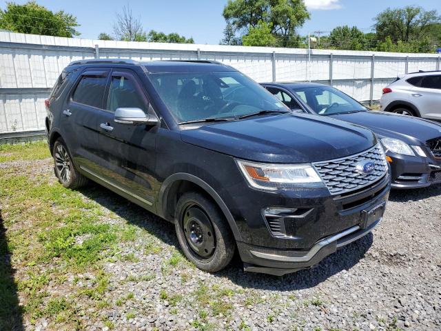 1FM5K8HT7JGA11143 - 2018 FORD EXPLORER PLATINUM BLACK photo 4