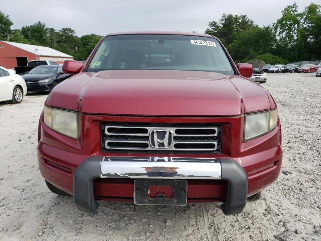 2HJYK16536H517721 - 2006 HONDA RIDGELINE RTL MAROON photo 5