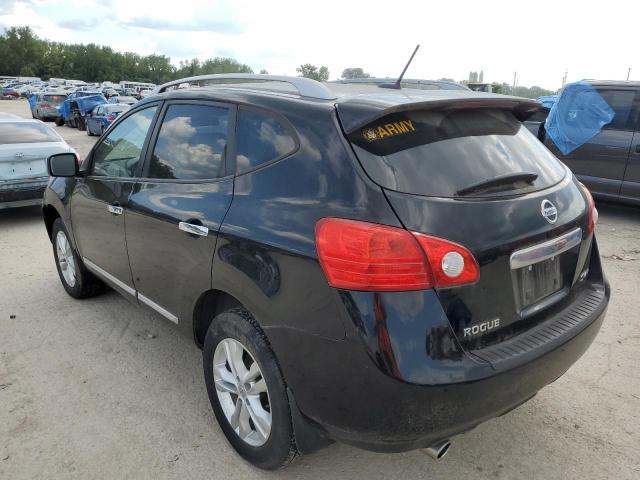 JN8AS5MV2CW706278 - 2012 NISSAN ROGUE S BLACK photo 3