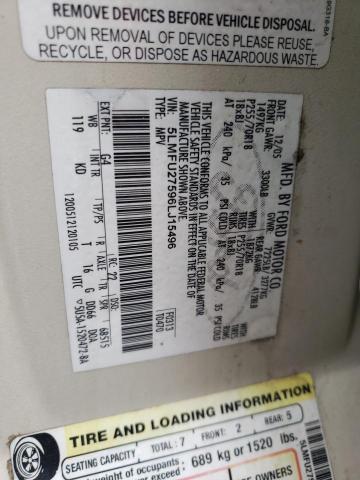 5LMFU27596LJ15496 - 2006 LINCOLN NAVIGATOR 奶油色 照片 13