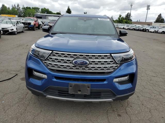 1FMSK8FH6LGB55125 - 2020 FORD EXPLORER LIMITED BLUE photo 5