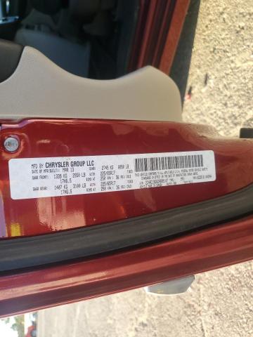 2C4RC1BG6DR689147 - 2013 CHRYSLER TOWN & COU TOURING RED photo 13