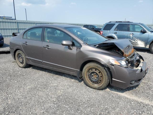 2HGFA1E61BH010482 - 2011 HONDA CIVIC LX-S Gris photo 4