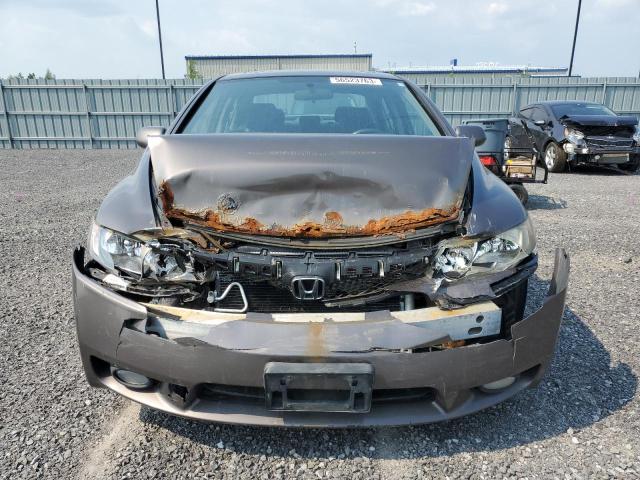 2HGFA1E61BH010482 - 2011 HONDA CIVIC LX-S Gris photo 5