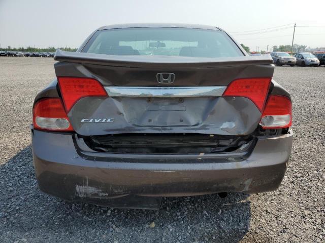 2HGFA1E61BH010482 - 2011 HONDA CIVIC LX-S Gris photo 6