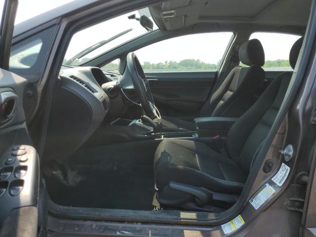 2HGFA1E61BH010482 - 2011 HONDA CIVIC LX-S Gris photo 7