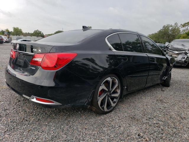 JH4KC1F9XGC000381 - 2016 ACURA RLX ADVANCE BLACK photo 3