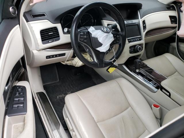 JH4KC1F9XGC000381 - 2016 ACURA RLX ADVANCE BLACK photo 8