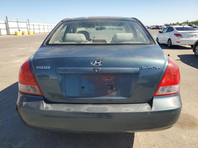 KMHDN45D03U615095 - 2003 HYUNDAI ELANTRA GLS BLUE photo 6