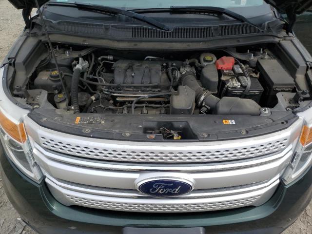 1FM5K8D87DGB10924 - 2013 FORD EXPLORER XLT მწვანე ფოტო 12