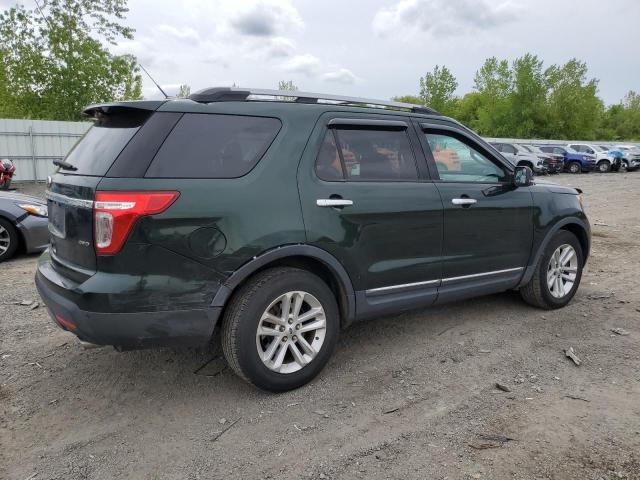 1FM5K8D87DGB10924 - 2013 FORD EXPLORER XLT მწვანე ფოტო 3