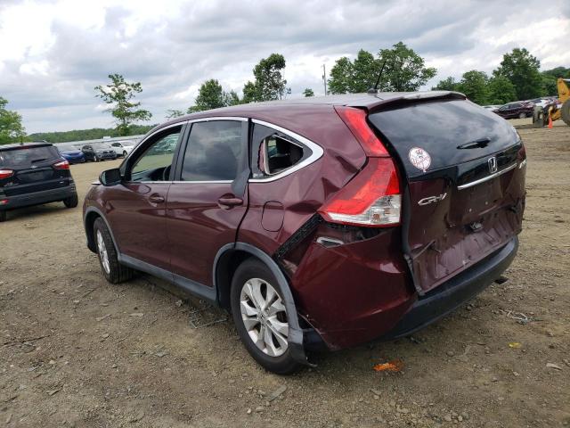 5J6RM4H55CL027484 - 2012 HONDA CR-V EX MAROON photo 2