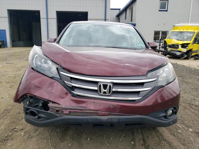 5J6RM4H55CL027484 - 2012 HONDA CR-V EX MAROON photo 5