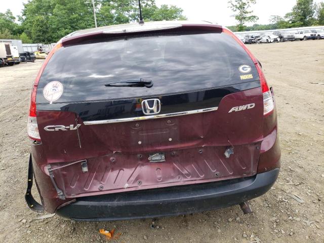 5J6RM4H55CL027484 - 2012 HONDA CR-V EX MAROON photo 6