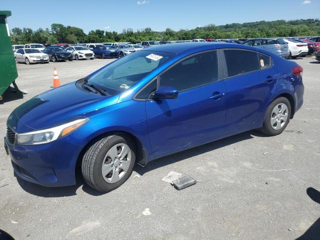 3KPFL4A71HE041616 - 2017 KIA FORTE LX BLUE photo 1