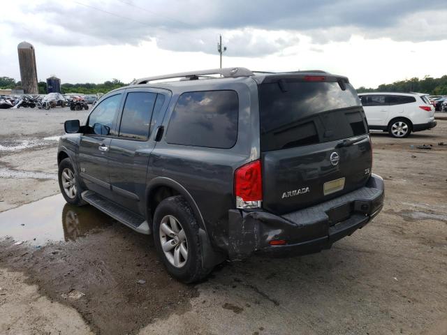 5N1BA08D58N626733 - 2008 NISSAN ARMADA SE CHARCOAL photo 2