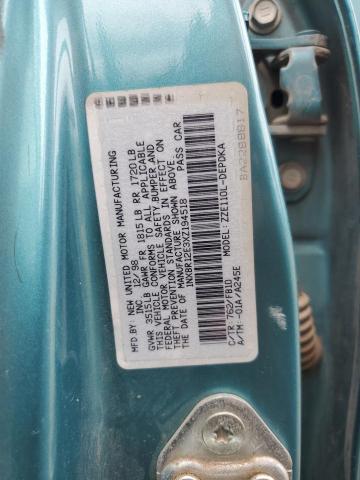 1NXBR12E3XZ194518 - 1999 TOYOTA COROLLA VE TURQUOISE photo 13