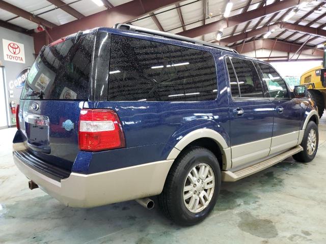 1FMJK1J50AEA38181 - 2010 FORD EXPEDITION EL EDDIE BAUER BLUE photo 3