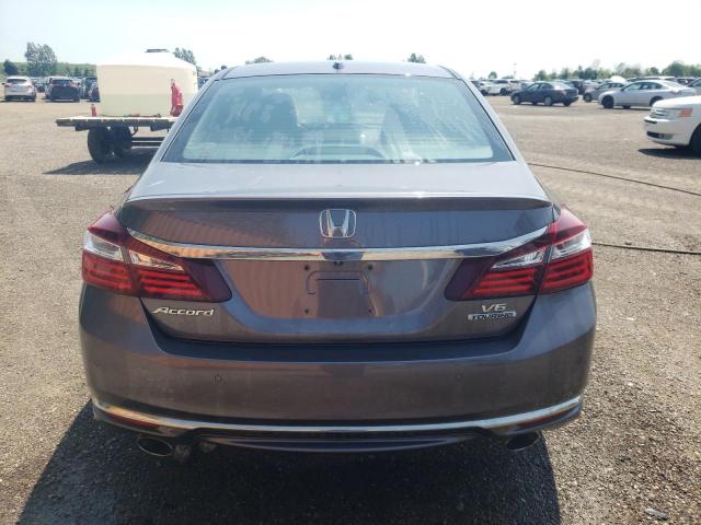 1HGCR3F91HA800503 - 2017 HONDA ACCORD TOURING GRAY photo 6