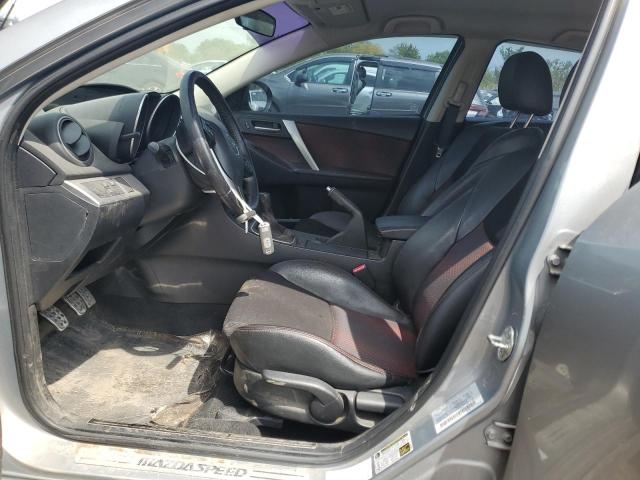 JM1BL1L47C1504595 - 2012 MAZDA SPEED 3 GRAY photo 7