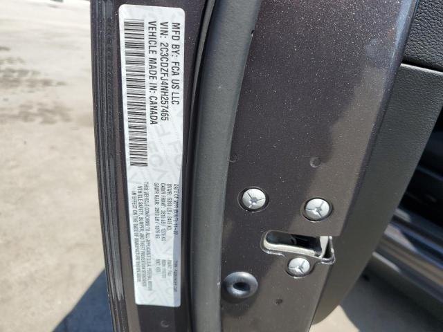 2C3CDZFJ4NH257465 - 2022 DODGE CHALLENGER R/T SCAT PACK CHARCOAL photo 12