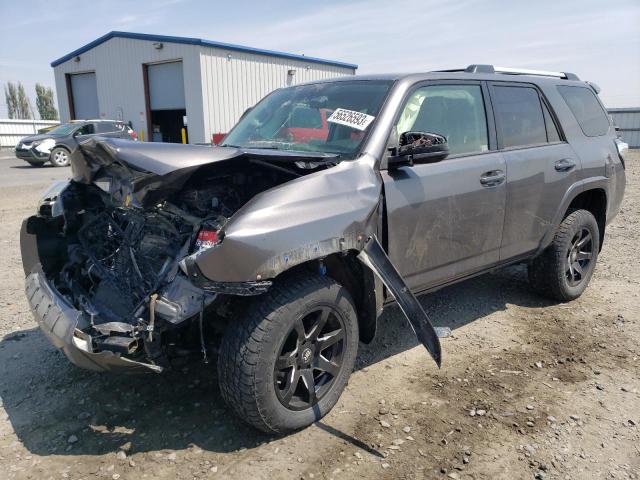 JTEBU5JR8E5201917 - 2014 TOYOTA 4RUNNER SR5 GRAY photo 1