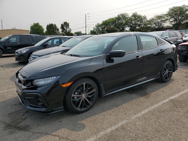 SHHFK7H94MU211837 - 2021 HONDA CIVIC SPORT TOURING BLACK photo 1