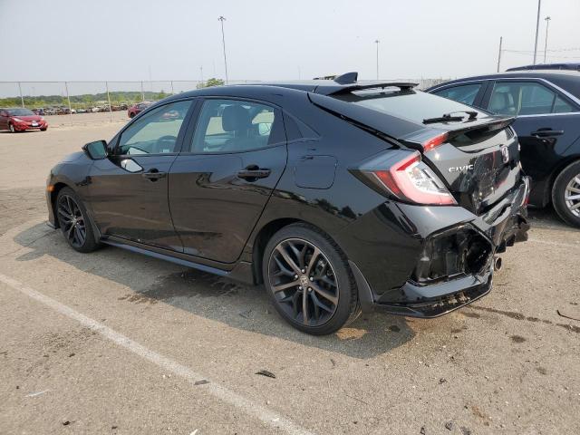 SHHFK7H94MU211837 - 2021 HONDA CIVIC SPORT TOURING BLACK photo 2