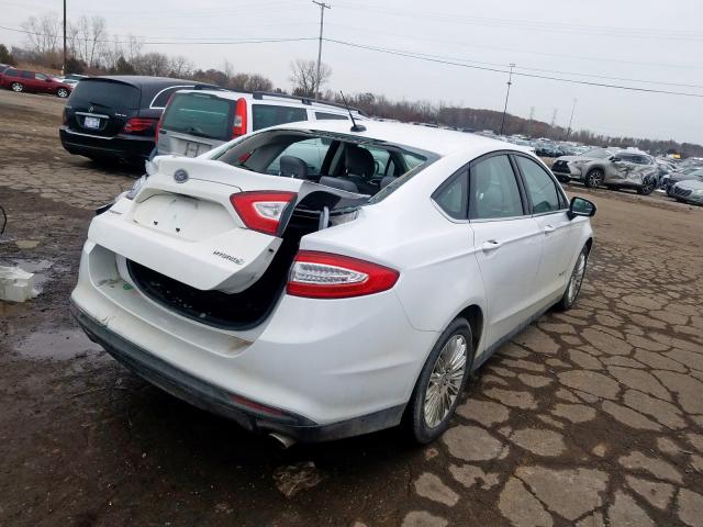 3FA6P0UUXER238437 - 2014 FORD FUSION S HYBRID  photo 4